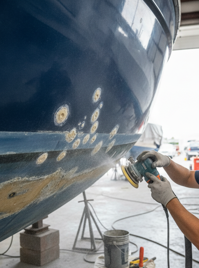 boat Hull Blister Repair